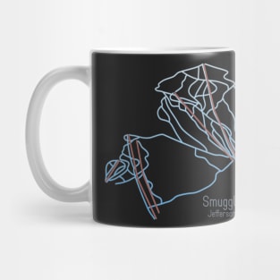 Smugglers Notch Trail Map Mug